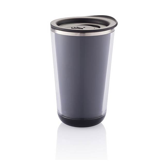 Dia travel tumbler, black/grey - black