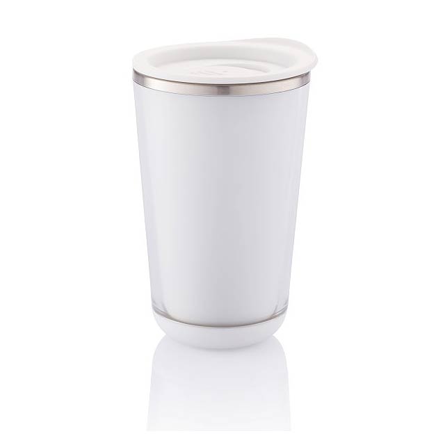 Dia travel tumbler, white/grey - white