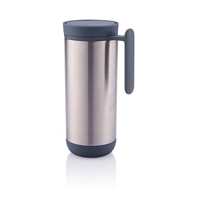 Clik leak proof travel mug, grey - grey