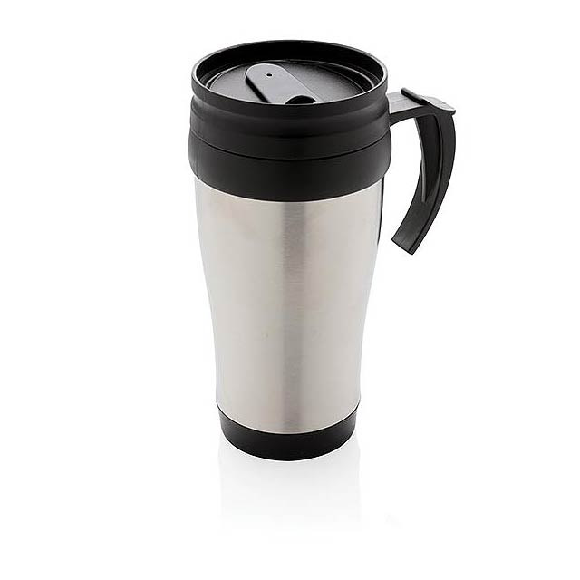 Stainless steel mug - silver