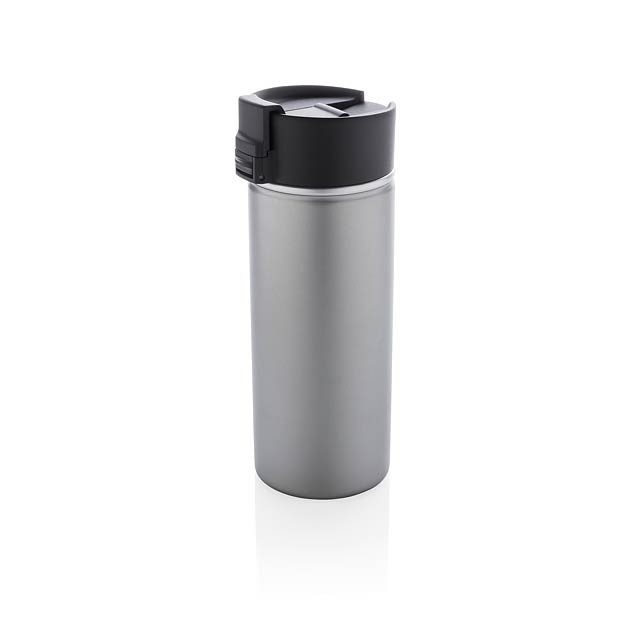 Bogota vacuum coffee mug with ceramic coating - grey