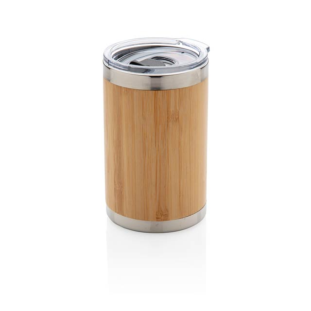 Bamboo coffee to go tumbler - brown