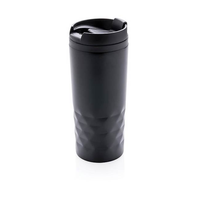 Geometric mug, black - black