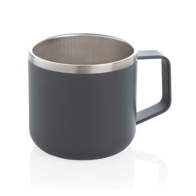 Stainless-Steel Camping-Tasse, grau - Grau