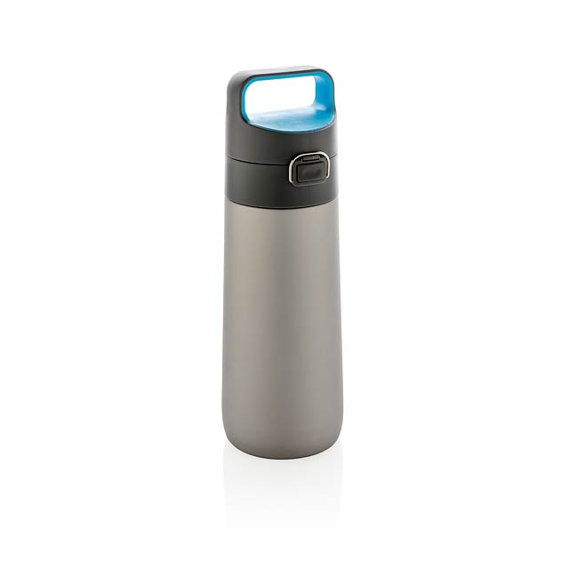 Hydrate leak proof lockable vacuum bottle - grey