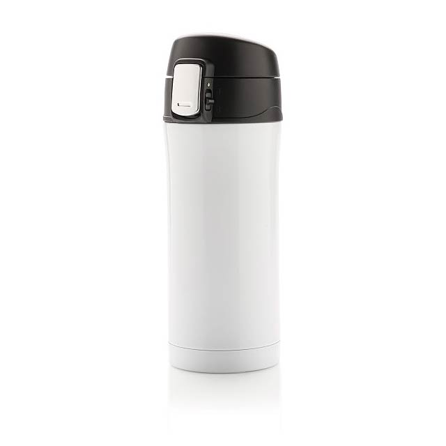 Easy lock mug, white/black - white