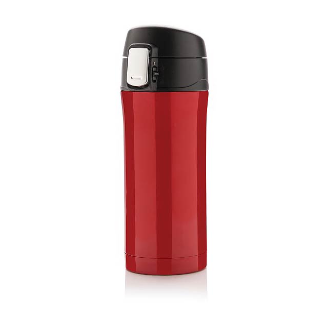 Easy lock mug, red/black - red