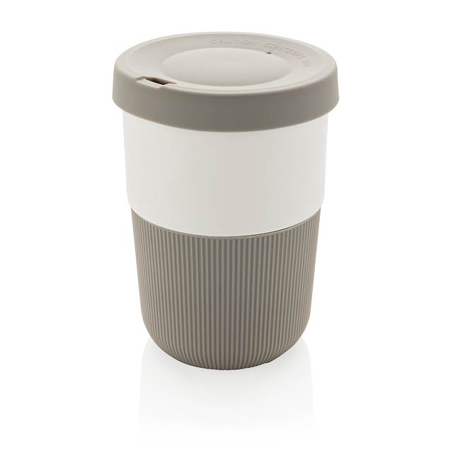 PLA cup coffee to go 380ml - grey