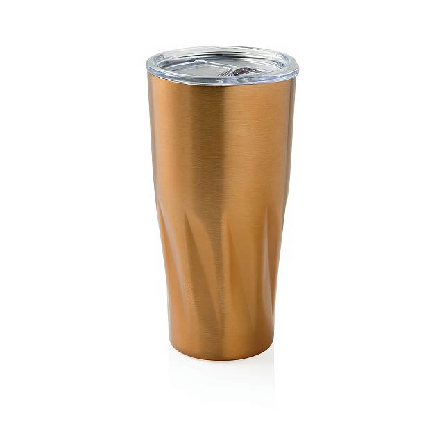 Copper vacuum insulated tumbler, gold - gold
