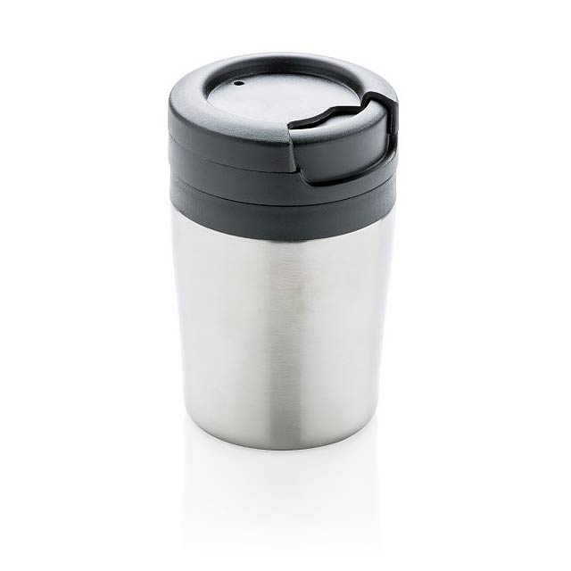 Coffee to go tumbler, silver - silver