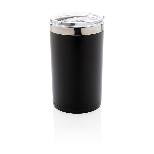 Light up logo coffee mug - black