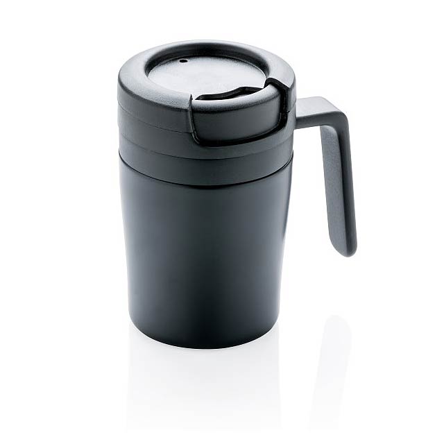 Coffee to go Tasse, schwarz - schwarz