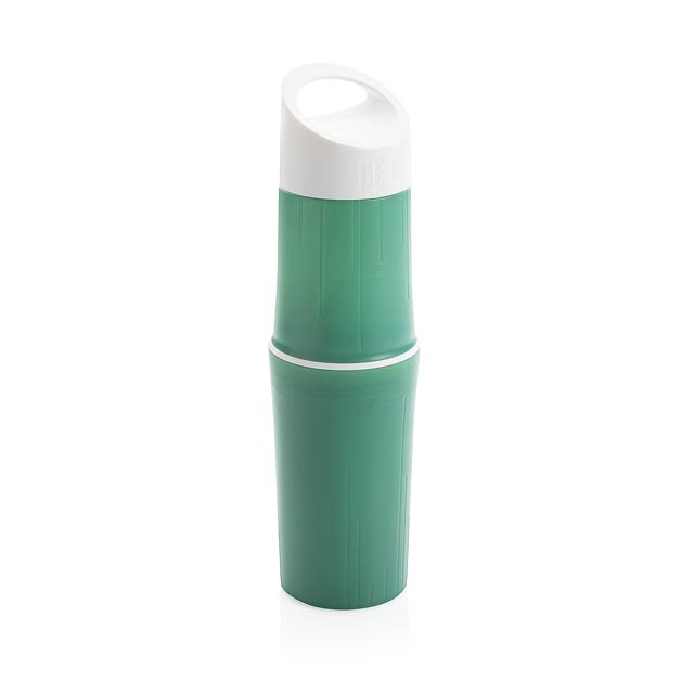 BE O Bottle, Organic Water Bottle, Made In EU, green - green