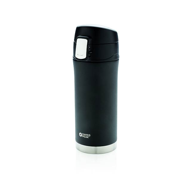 Swiss Peak Elite copper vacuum mug - black