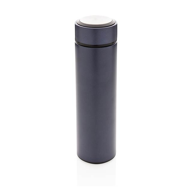 Vacuum stainless steel bottle, blue - blue