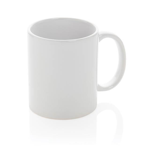 Ceramic classic mug, white - white