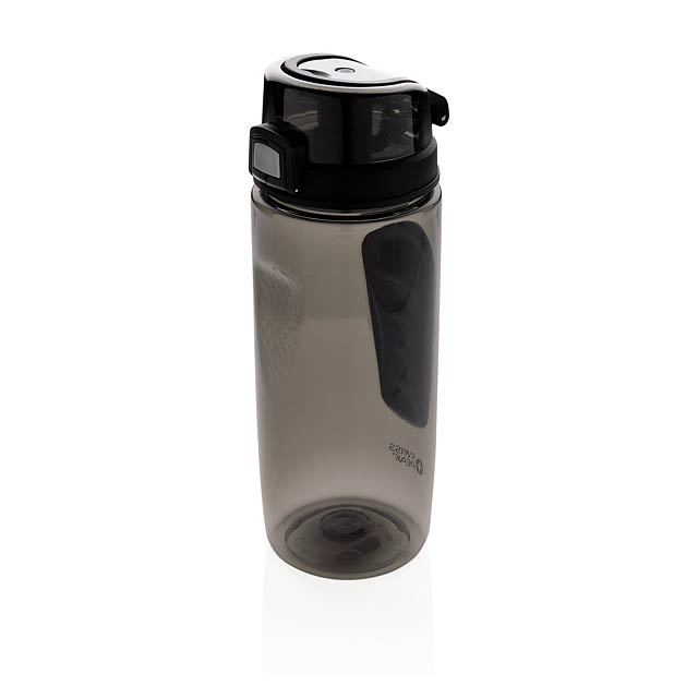 Swiss Peak deluxe tritan sports bottle, black - black