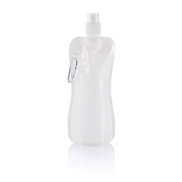 Foldable water bottle - white