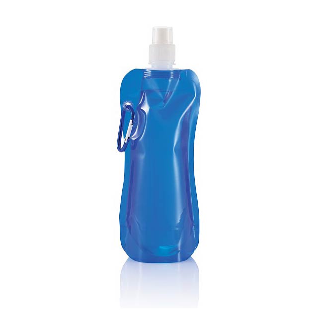 Foldable water bottle - blue