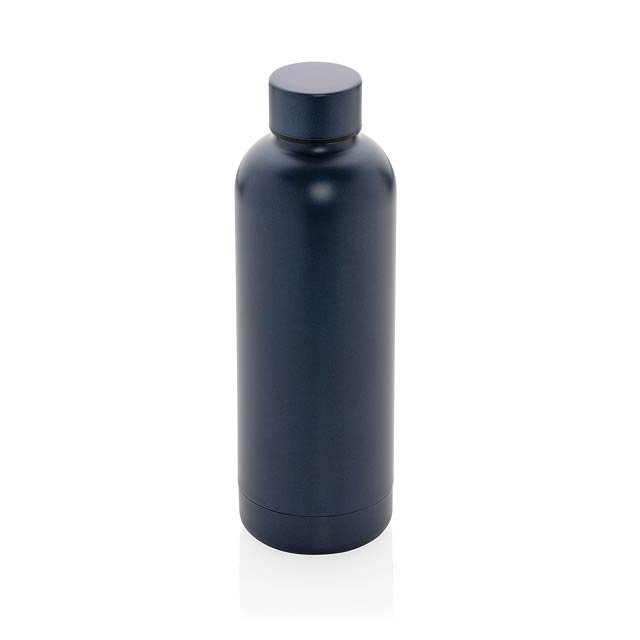 Impact stainless steel vacuum bottle, blue - blue