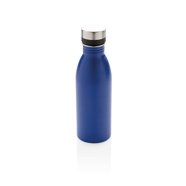 Deluxe stainless steel water bottle - blue