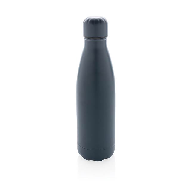 Solid color vacuum stainless steel bottle 500ml, blue - blue