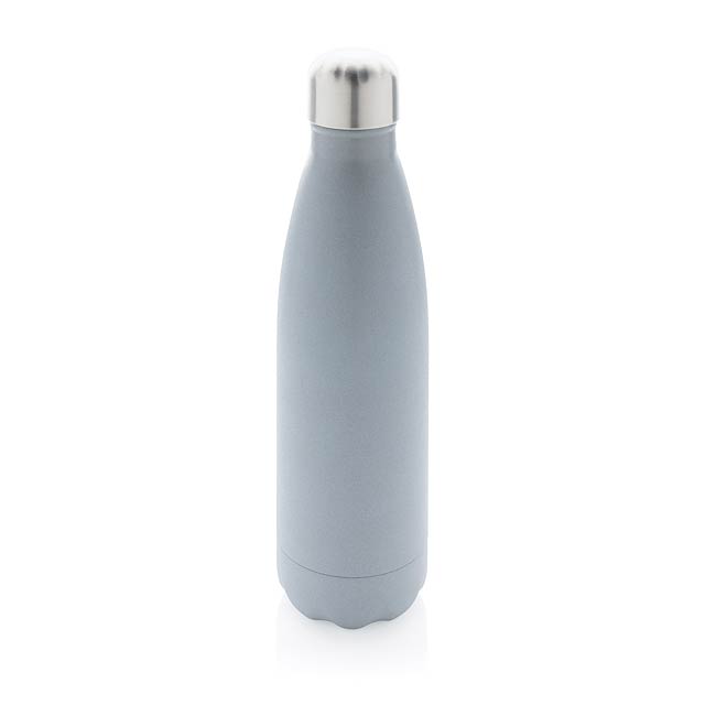 Vacuum insulated reflective visibility bottle, grey - grey