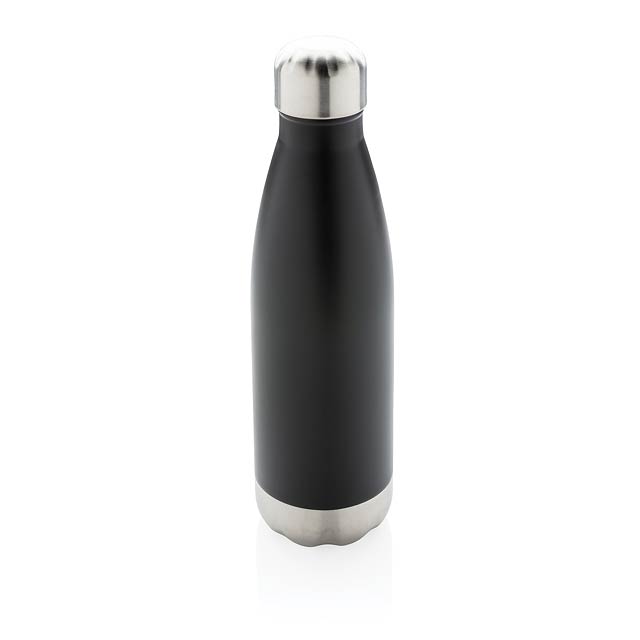 Vakuumisolierte Stainless Steel Flasche - schwarz