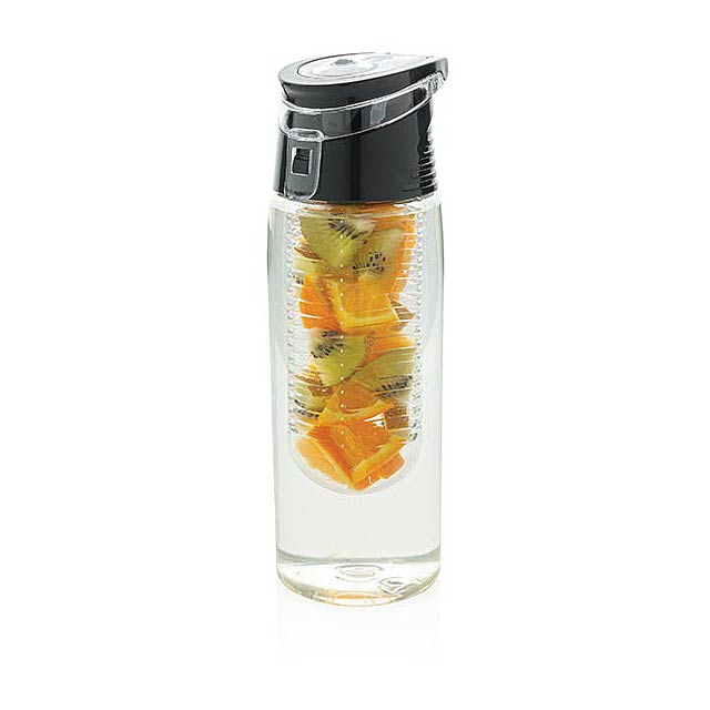 Lockable infuser bottle - transparent