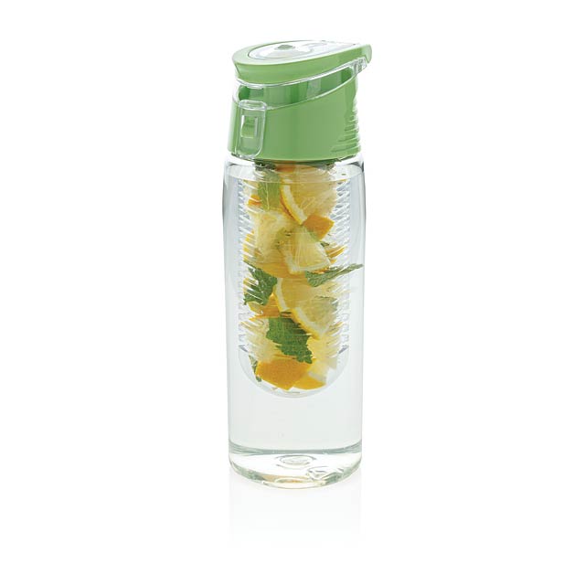 Lockable infuser bottle - green