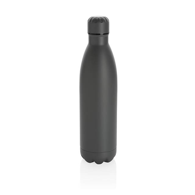 Solid color vacuum stainless steel bottle 750ml, grey - grey