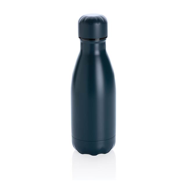 Solid Color Vakuum Stainless-Steel Flasche 260ml, blau - blau