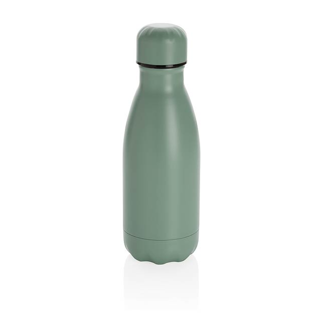 Solid color vacuum stainless steel bottle 260ml, green - green