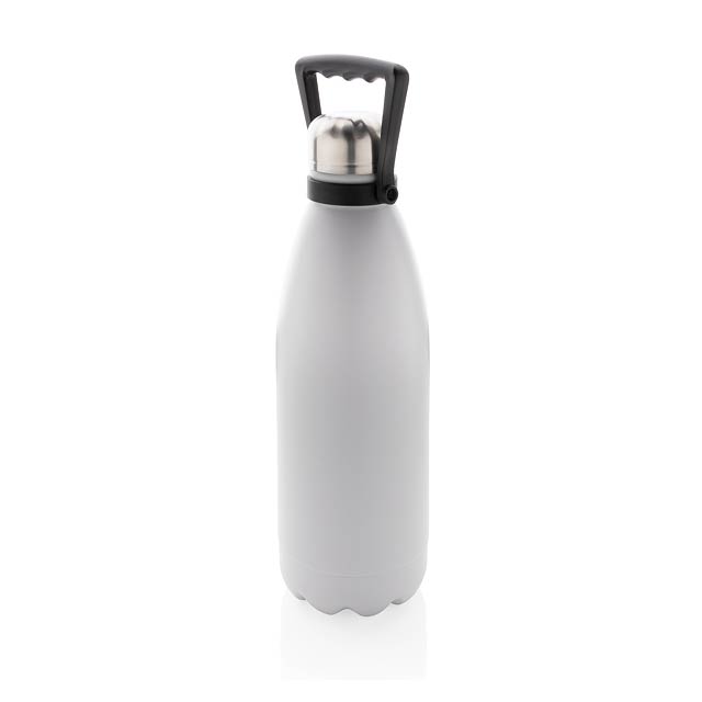 ​Large vacuum stainless steel bottle 1.5L - white