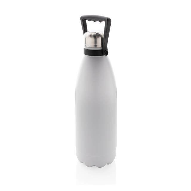 Große Vakuum Stainless Steel Flasche 1,5L, off white - Weiß 