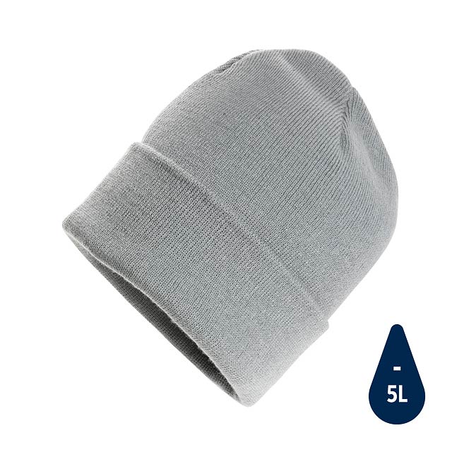 Beanie čepice Impact z Polylana® AWARE™, šedá - šedá