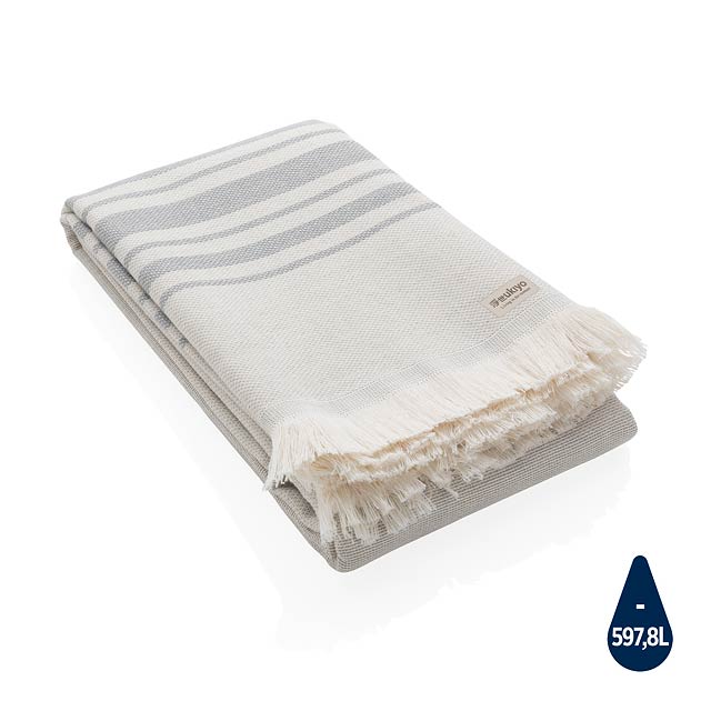 Ukiyo Yumiko AWARE™ Hammam Towel 100x180cm, grey - grey