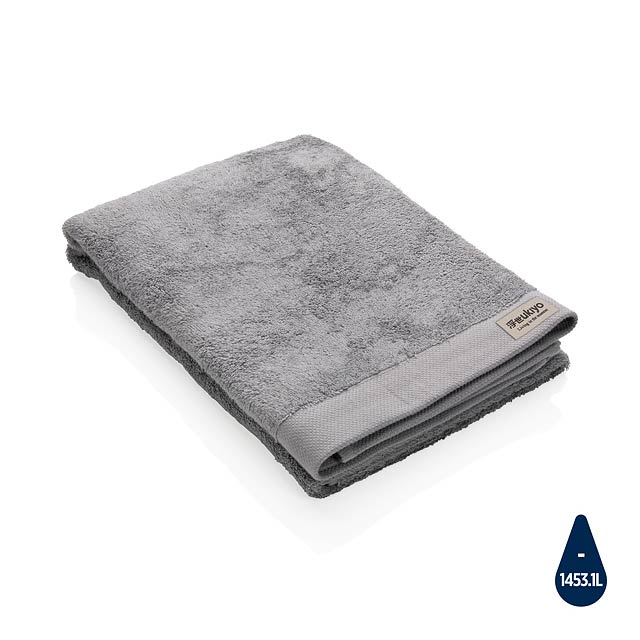 Ukiyo Sakura AWARE™ 500 gsm bath towel 70 x 140cm, grey - grey