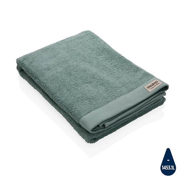 Ukiyo Sakura AWARE™ 500 gsm bath towel 70 x 140cm, green - green