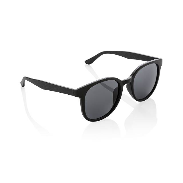 Wheat straw fiber sunglasses, black - black