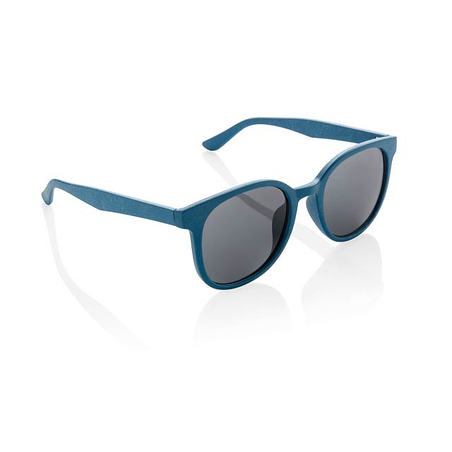 Sluneční brýle z pšeničné slámy - modrá