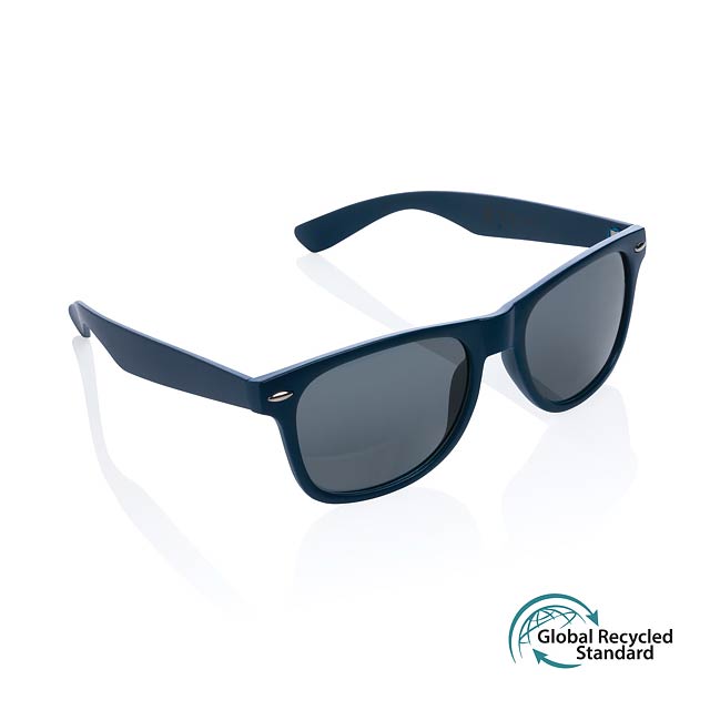 Sluneční brýle z recyklovaného plastu GRS, námořní modř - modrá