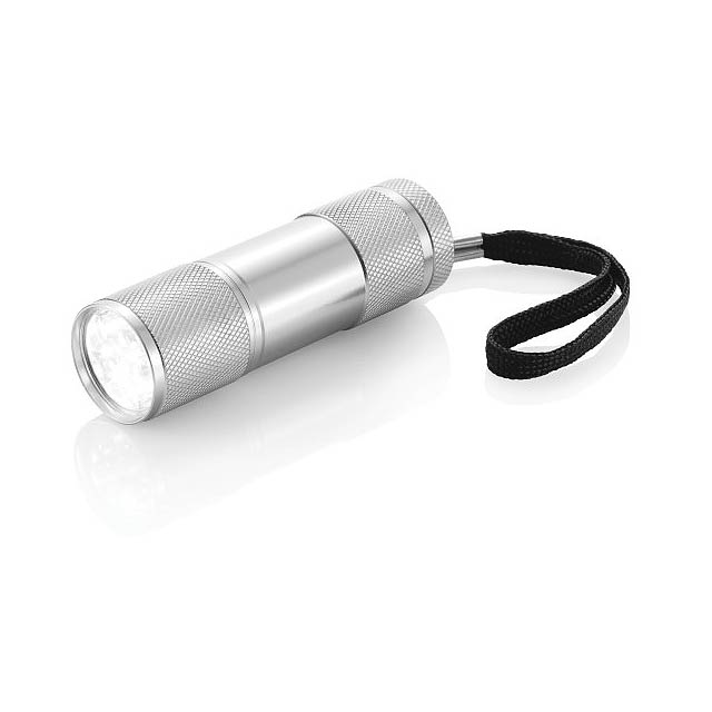 Quattro Aluminium-Taschenlampe - Silber