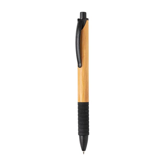 Bamboo & wheat straw pen - black