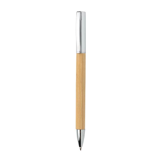 Moderní bambusové pero, hnědá - hnedá