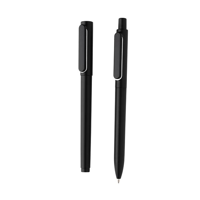 X6 pen set, black - black