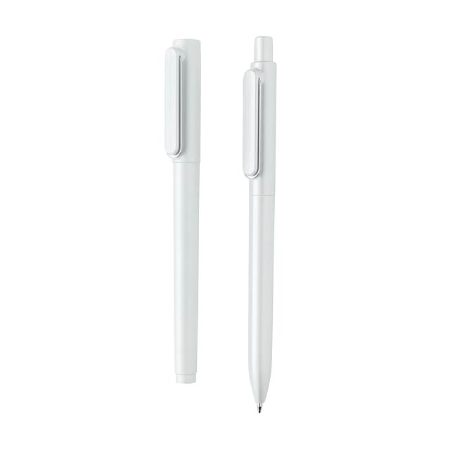 X6 pen set, white - white