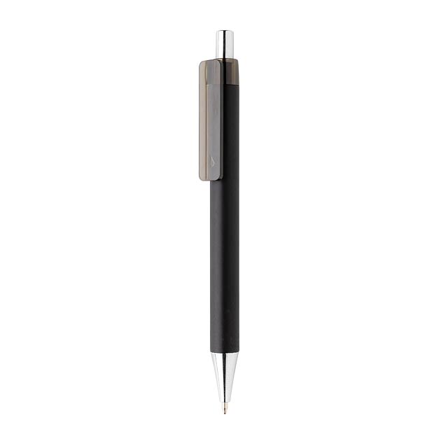 X8 metallic pen, black - black