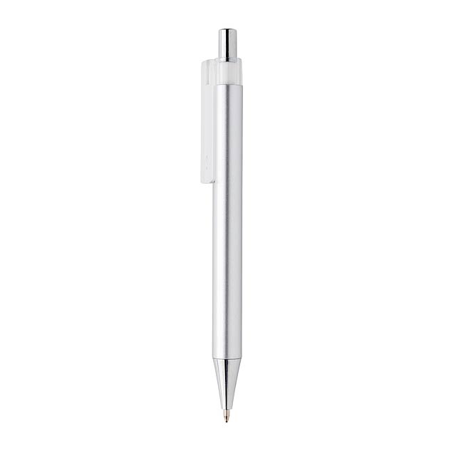 Metalické pero X8, stříbrná - stříbrná