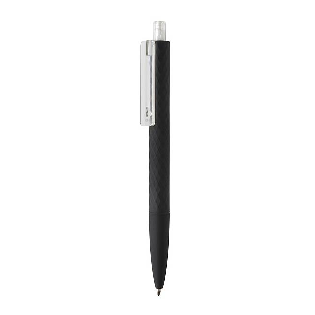 Černé pero X3 Smooth touch, transparentní - čierna